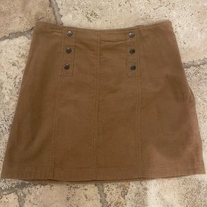 Hollister Brown Skirt